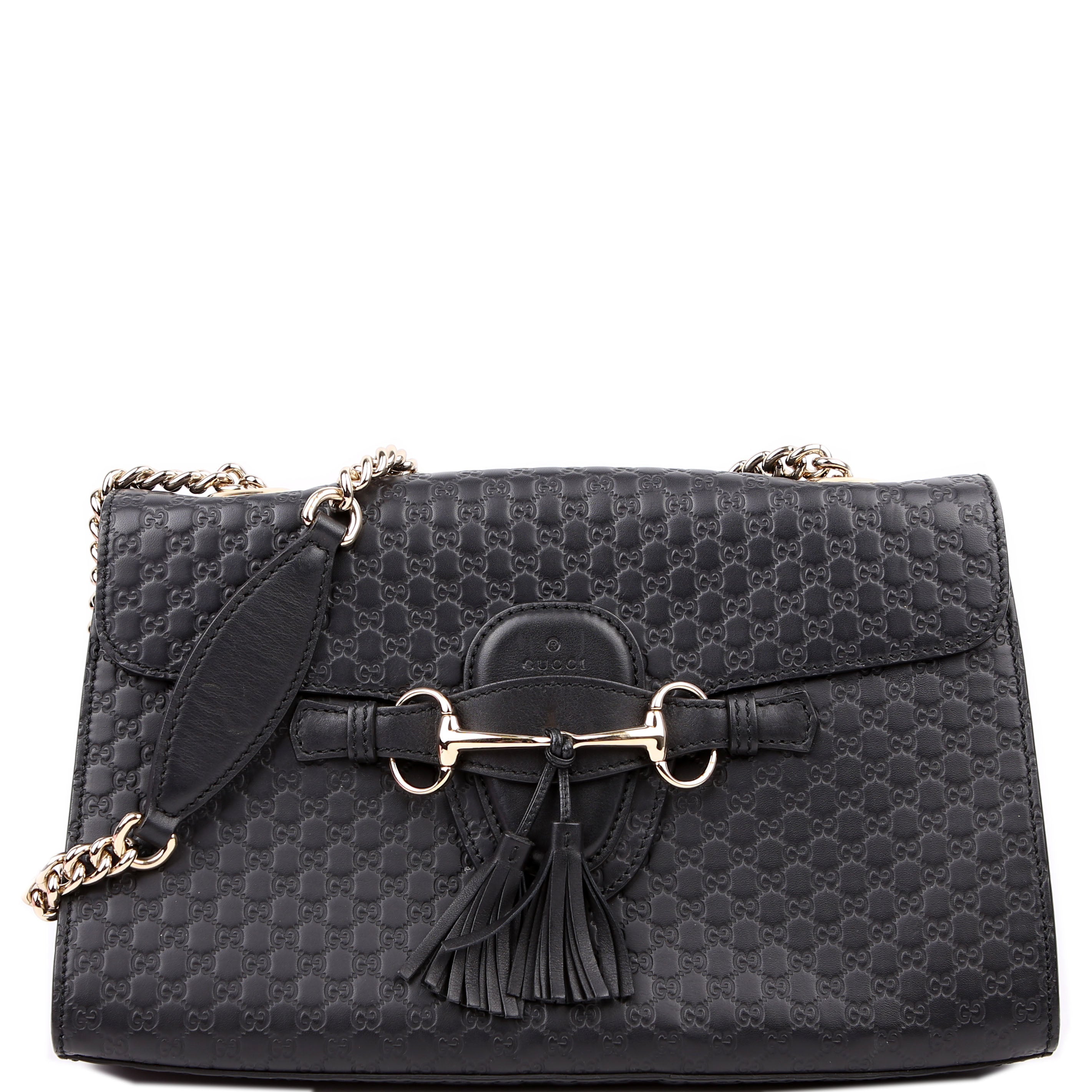 449635 Emily Micro Medium Chain Black