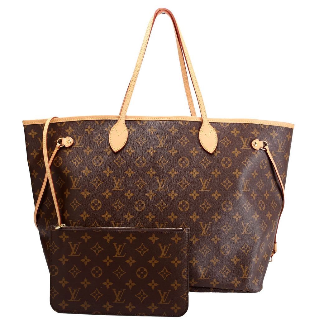 Neverfull With Wallet GM Monogram Beige