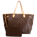Neverfull With Wallet GM Monogram Beige