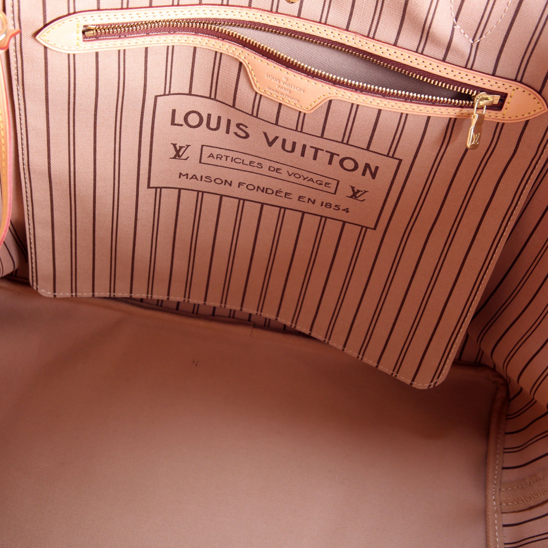 Neverfull With Wallet GM Monogram Beige