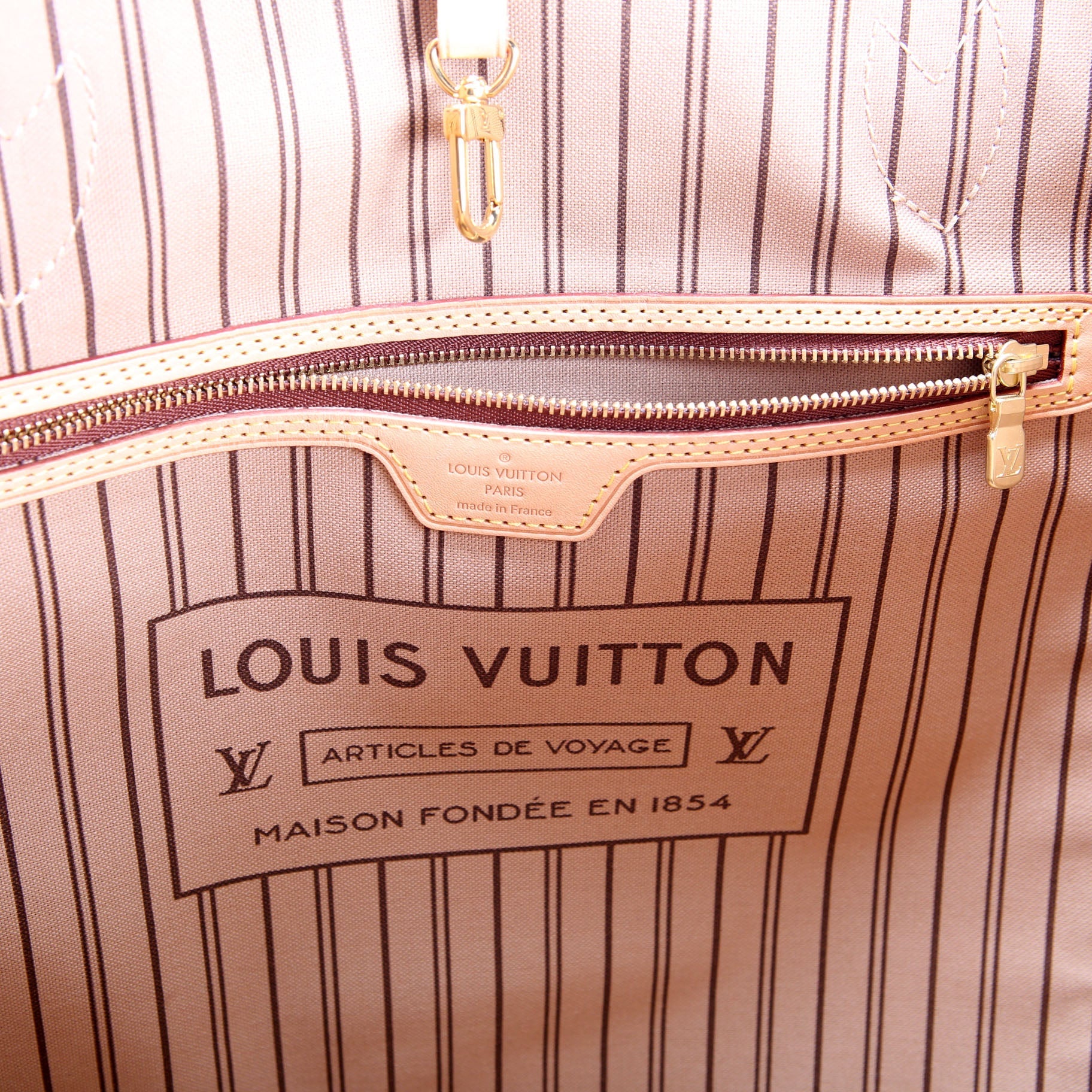Neverfull With Wallet GM Monogram Beige
