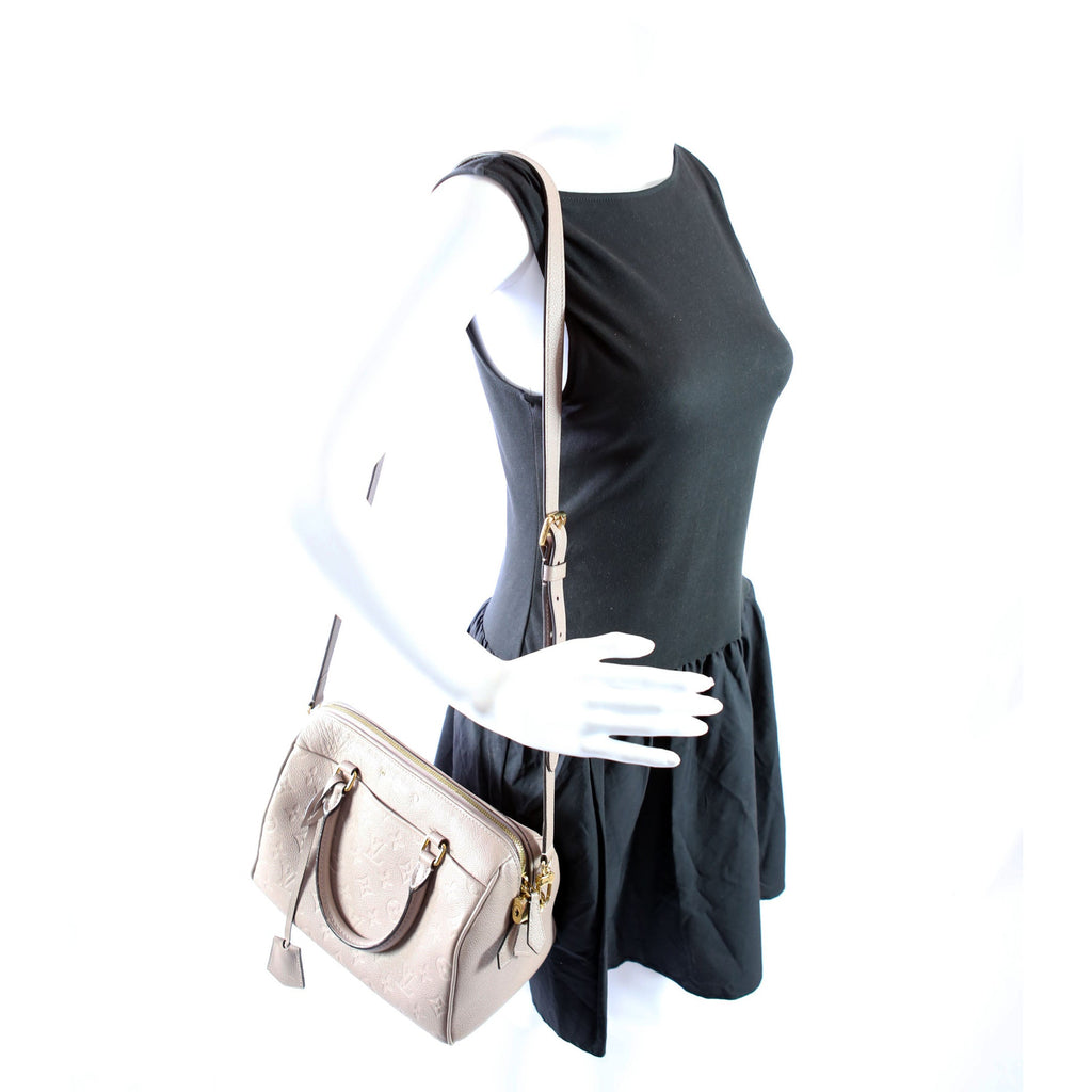 Speedy 25 Bandouliere Empreinte NM Taupe