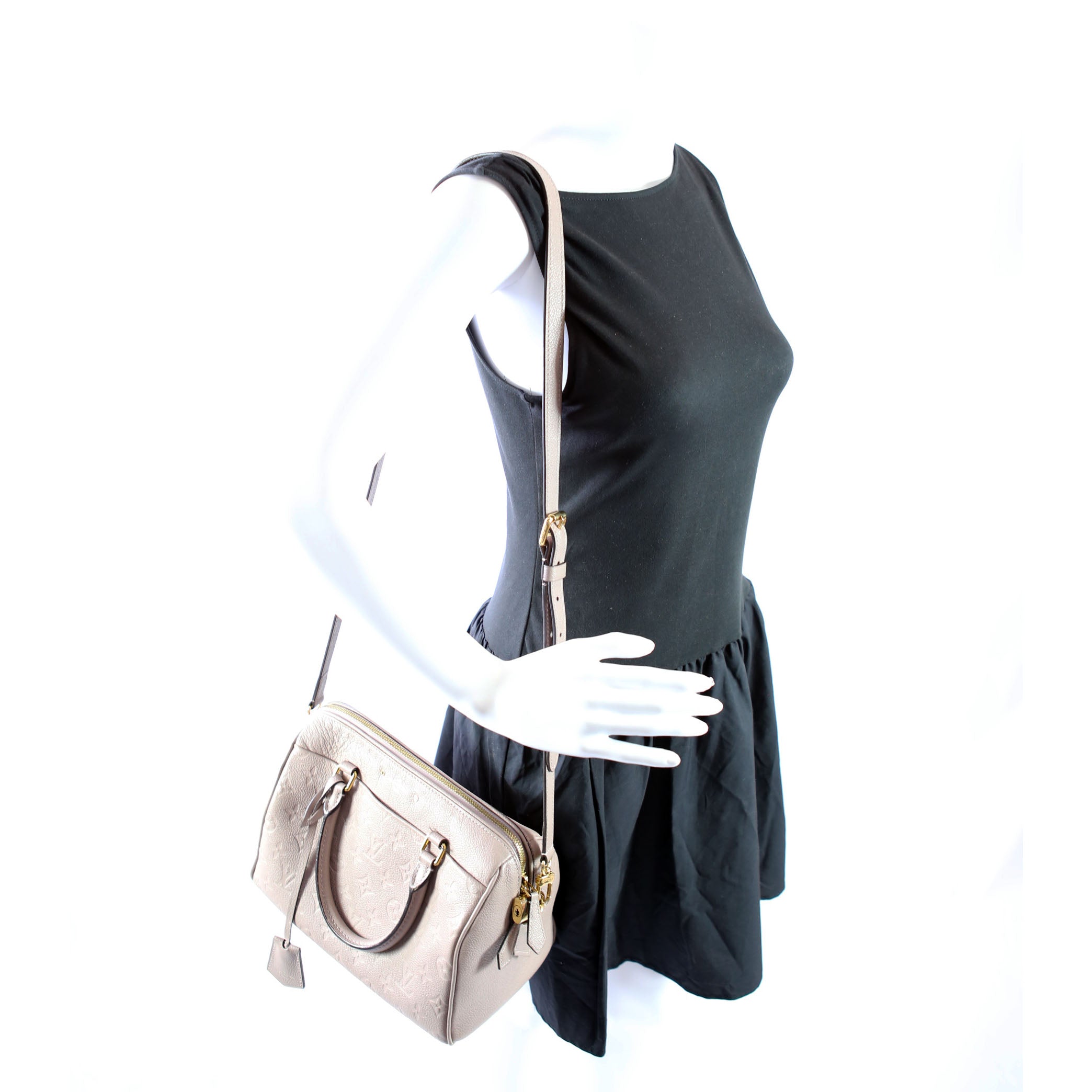 Speedy 25 Bandouliere Empreinte NM Taupe