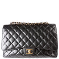 Classic Flap Max Caviar 14-16M Black