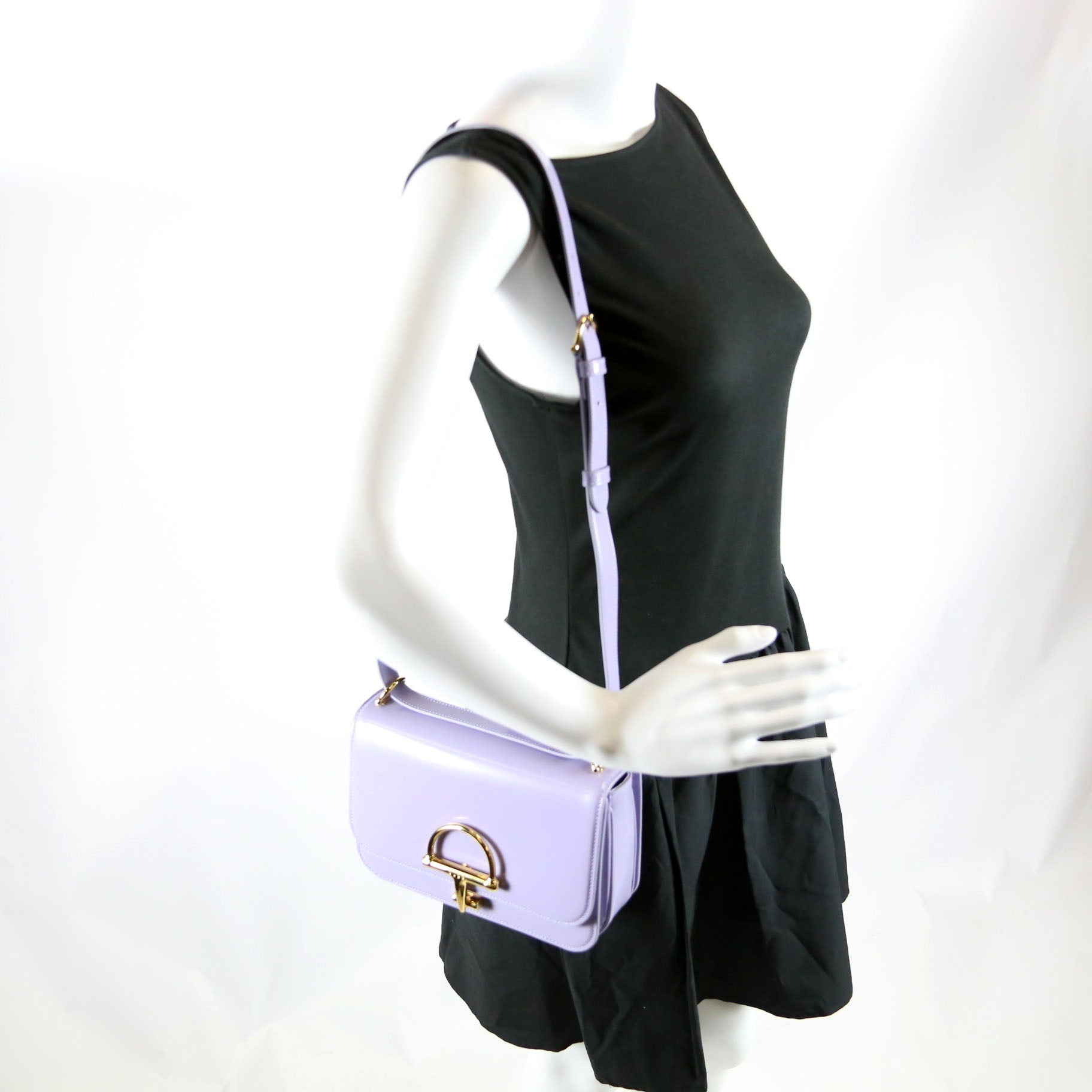 Gucci 846705 Siena Small Shoulder Bag Lavender