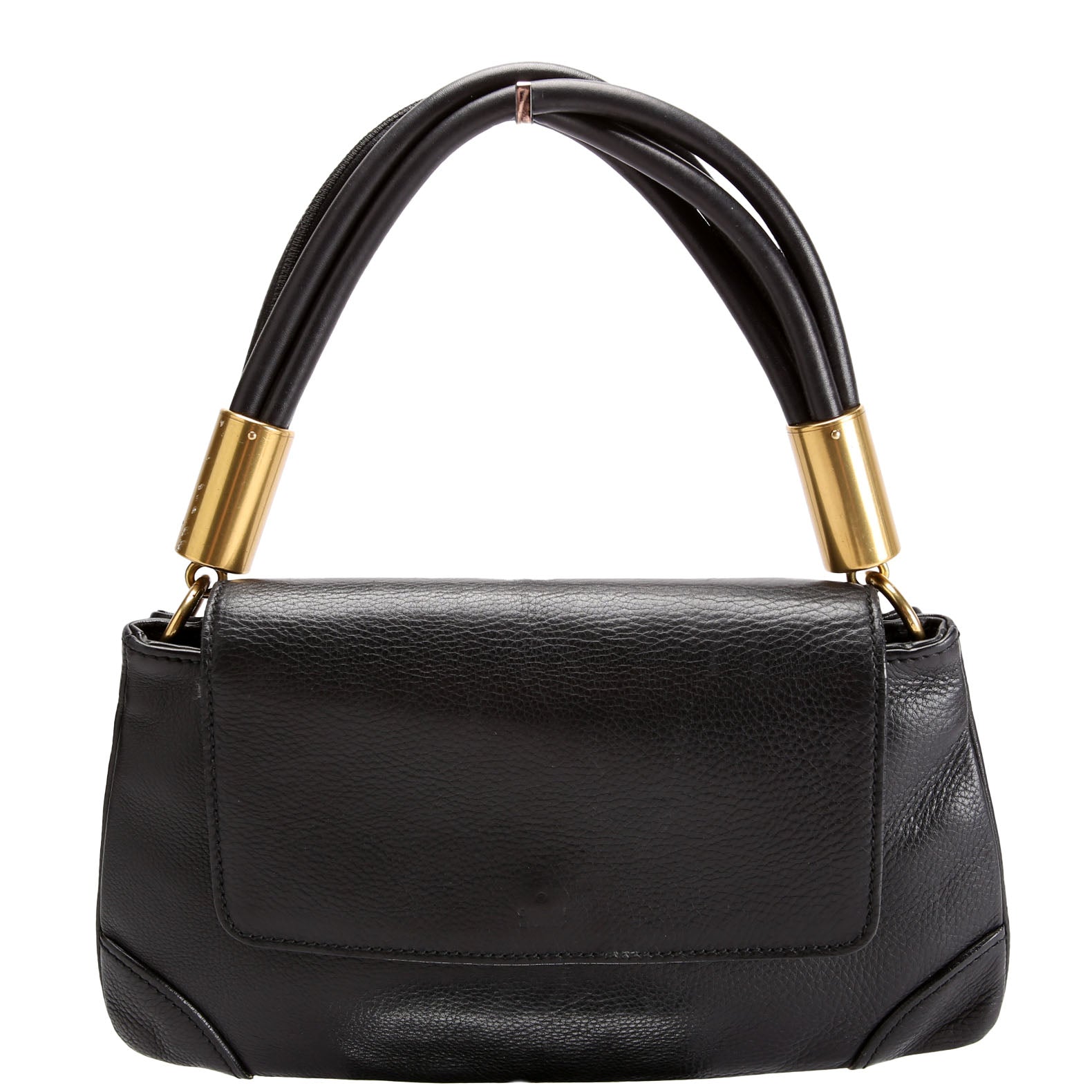 108596 Leather Lady Satchel Vintage Black
