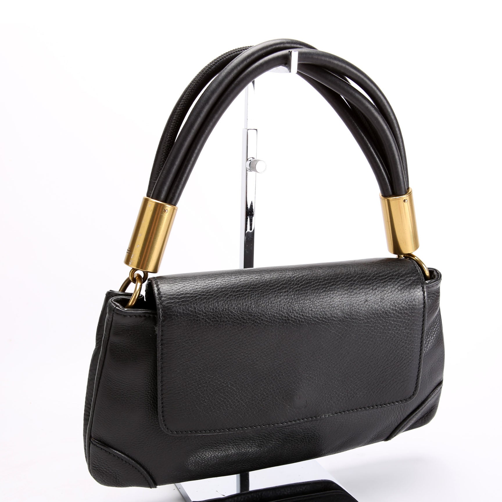 108596 Leather Lady Satchel Vintage Black