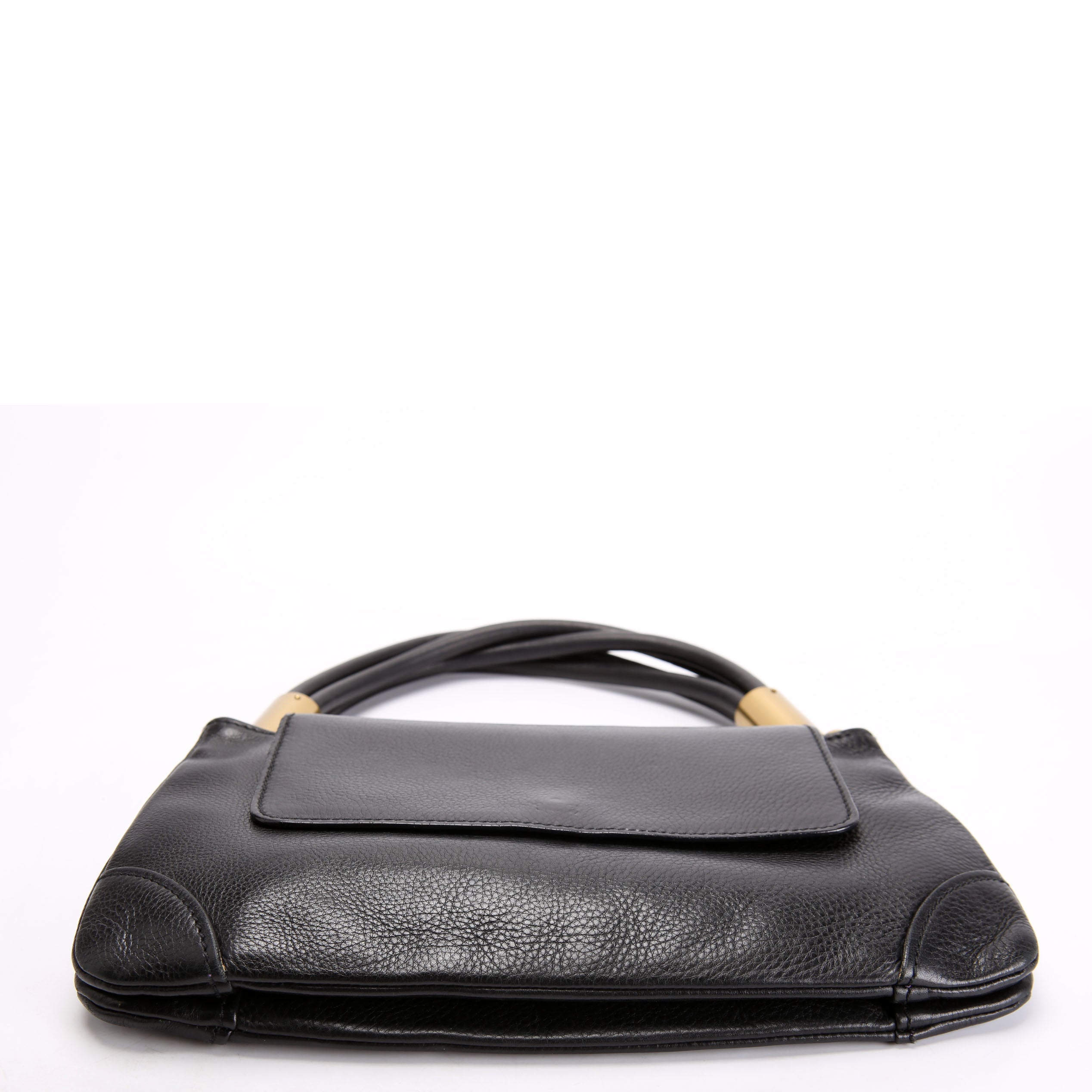 108596 Leather Lady Satchel Vintage Black