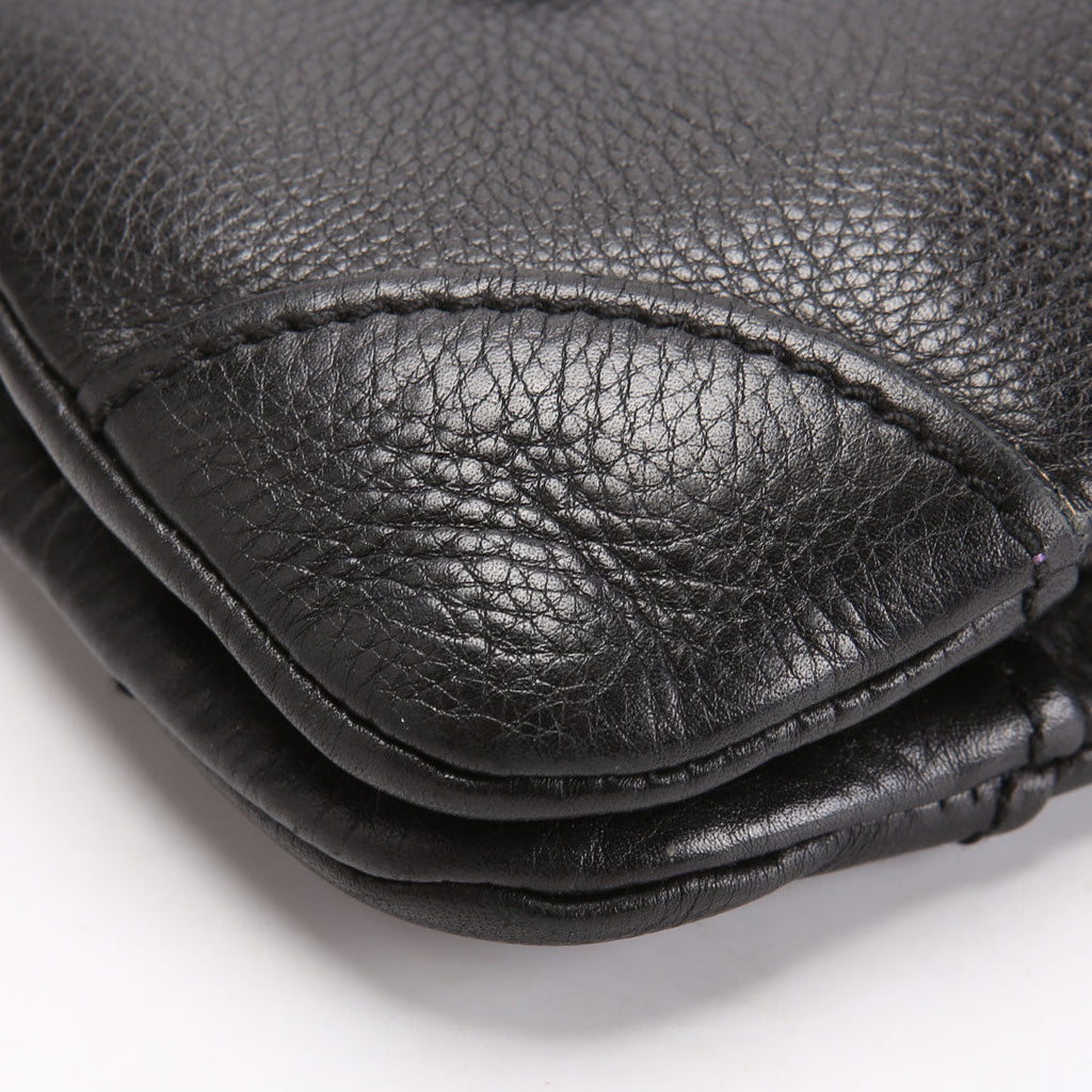 108596 Leather Lady Satchel Vintage Black