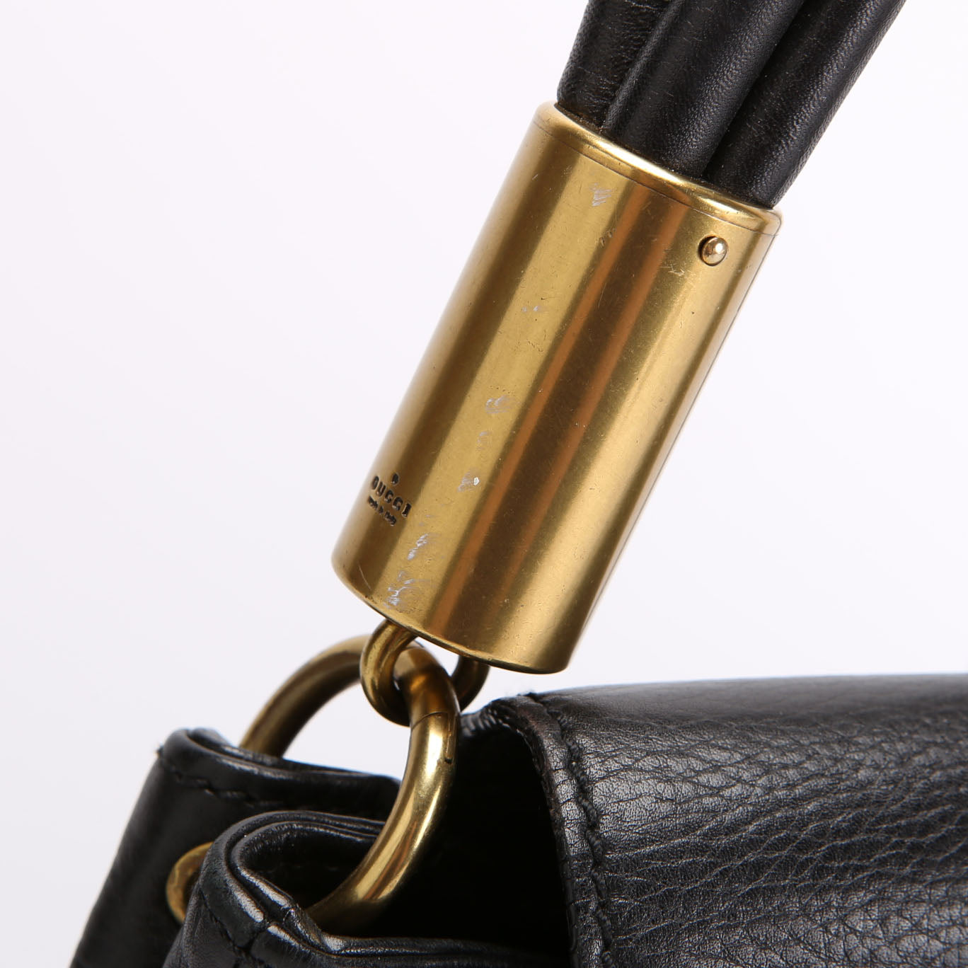 108596 Leather Lady Satchel Vintage Black