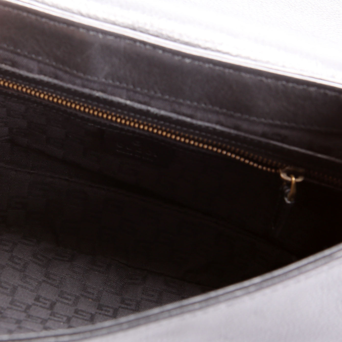 108596 Leather Lady Satchel Vintage Black