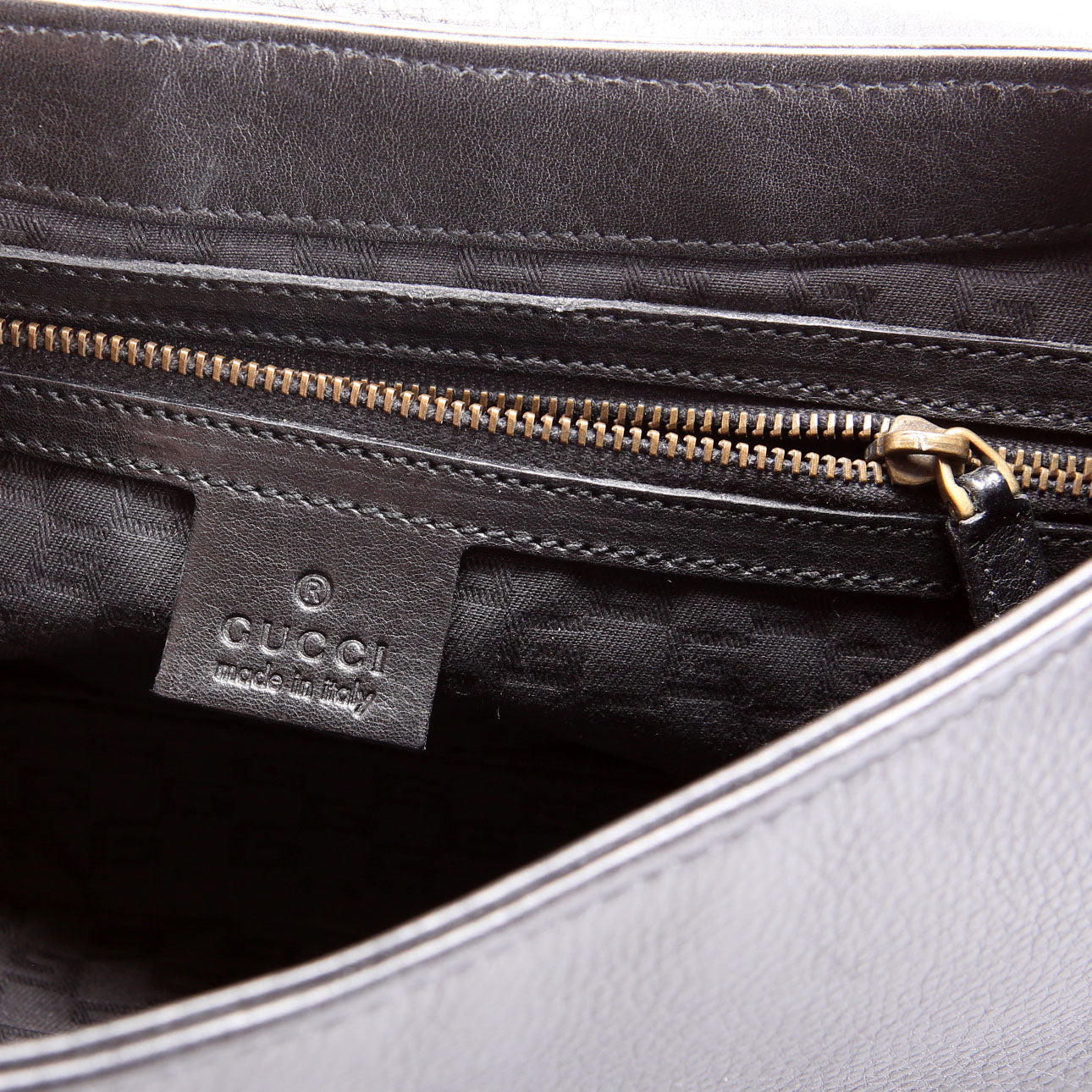 108596 Leather Lady Satchel Vintage Black