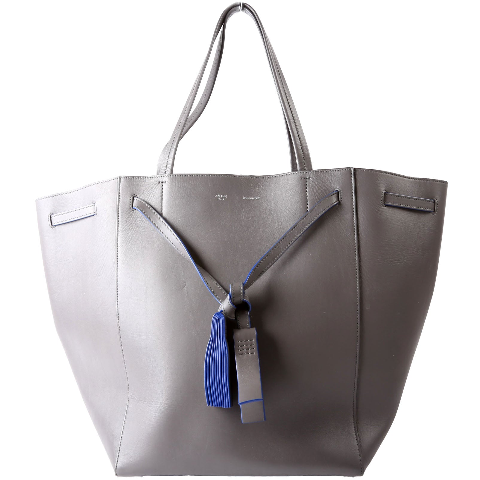 Cabas Phantom With Belt Medium Grey/Blue