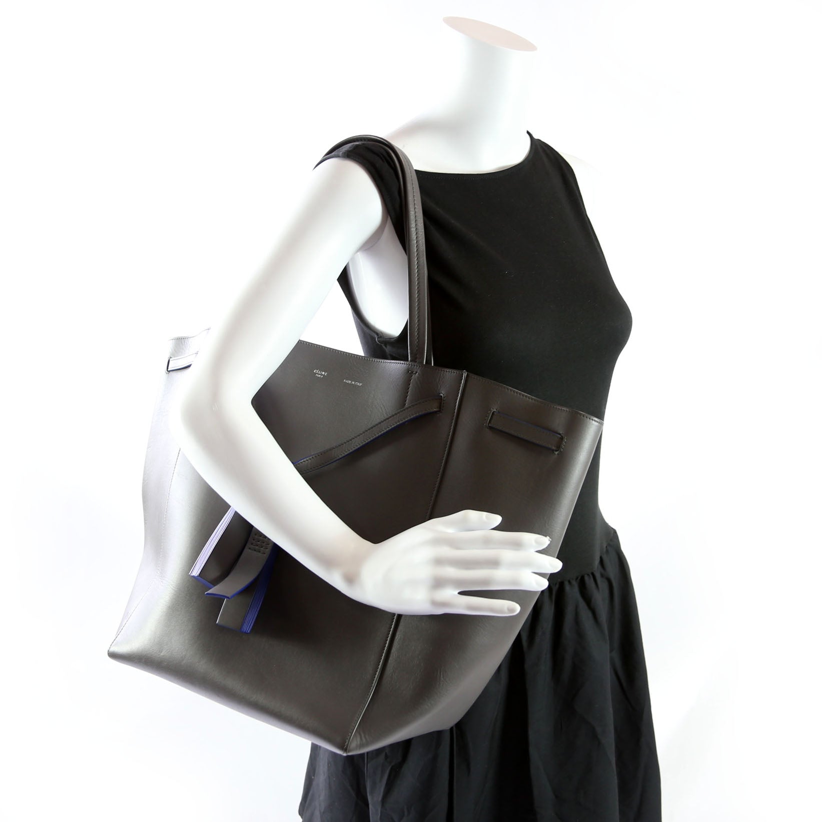 Cabas Phantom With Belt Medium Grey/Blue