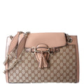 295403 GG Canvas Emily Chain Shoulder Bag Tan