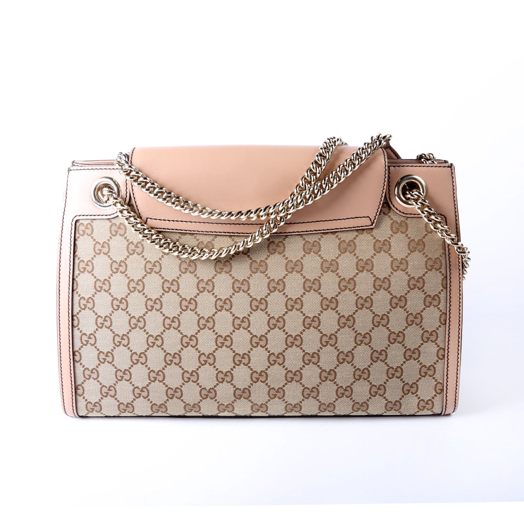 295403 GG Canvas Emily Chain Shoulder Bag Tan