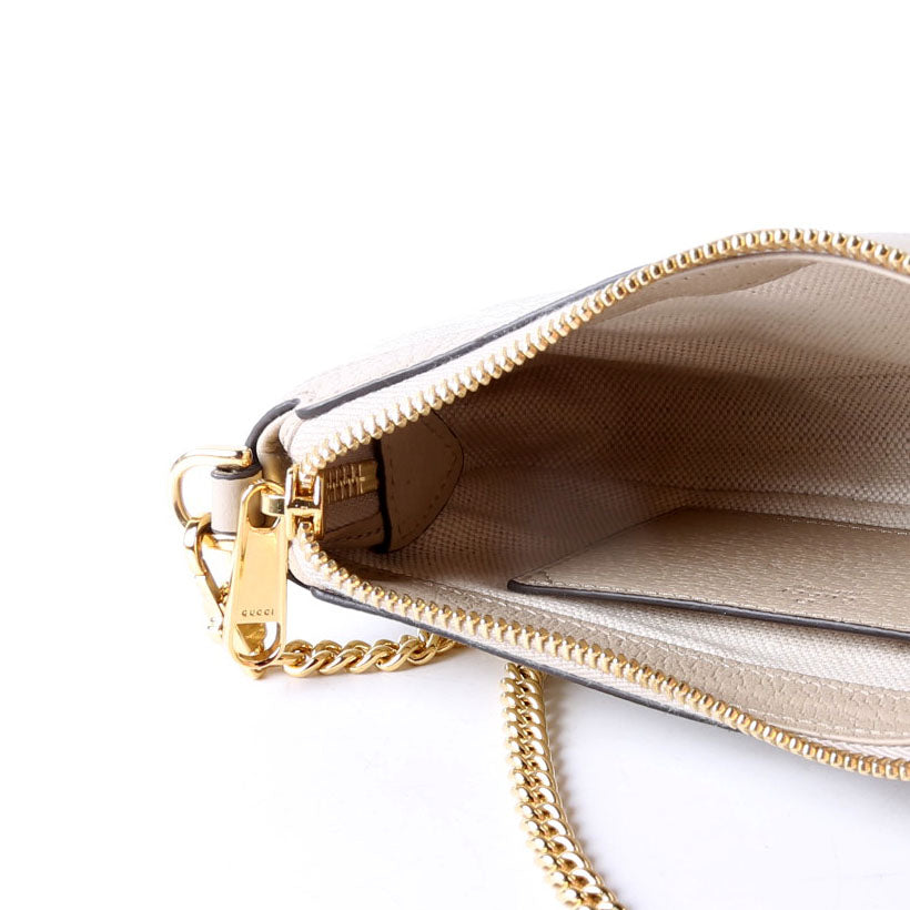 764960 GG Supreme Ophidia Mini Bag Beige/Gold