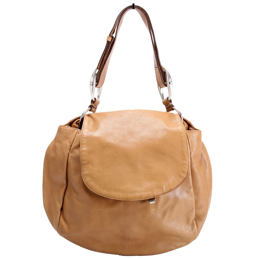 Rive Gauche Shoulder Bag Vintage Tan