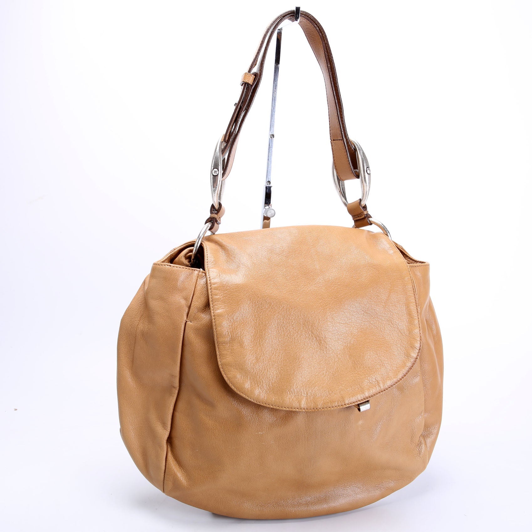 Rive Gauche Shoulder Bag Vintage Tan
