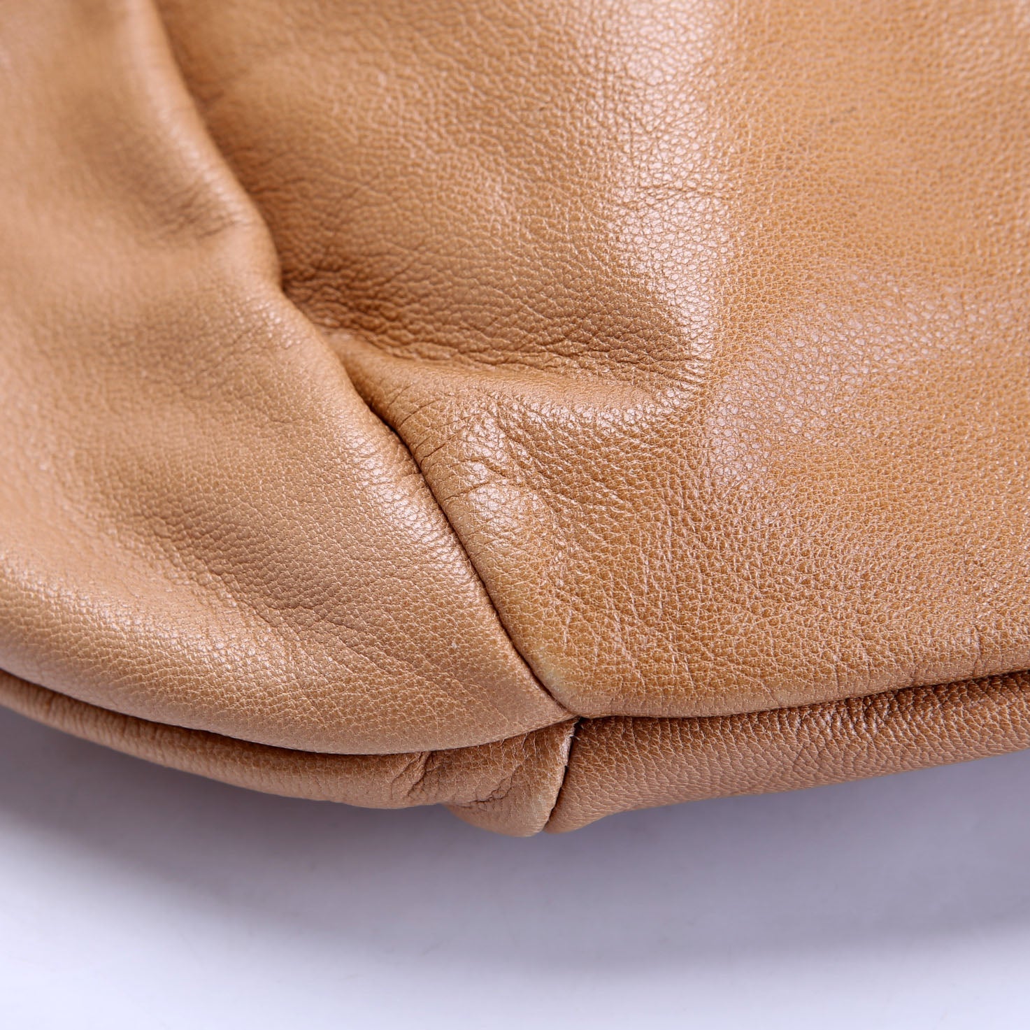 Rive Gauche Shoulder Bag Vintage Tan