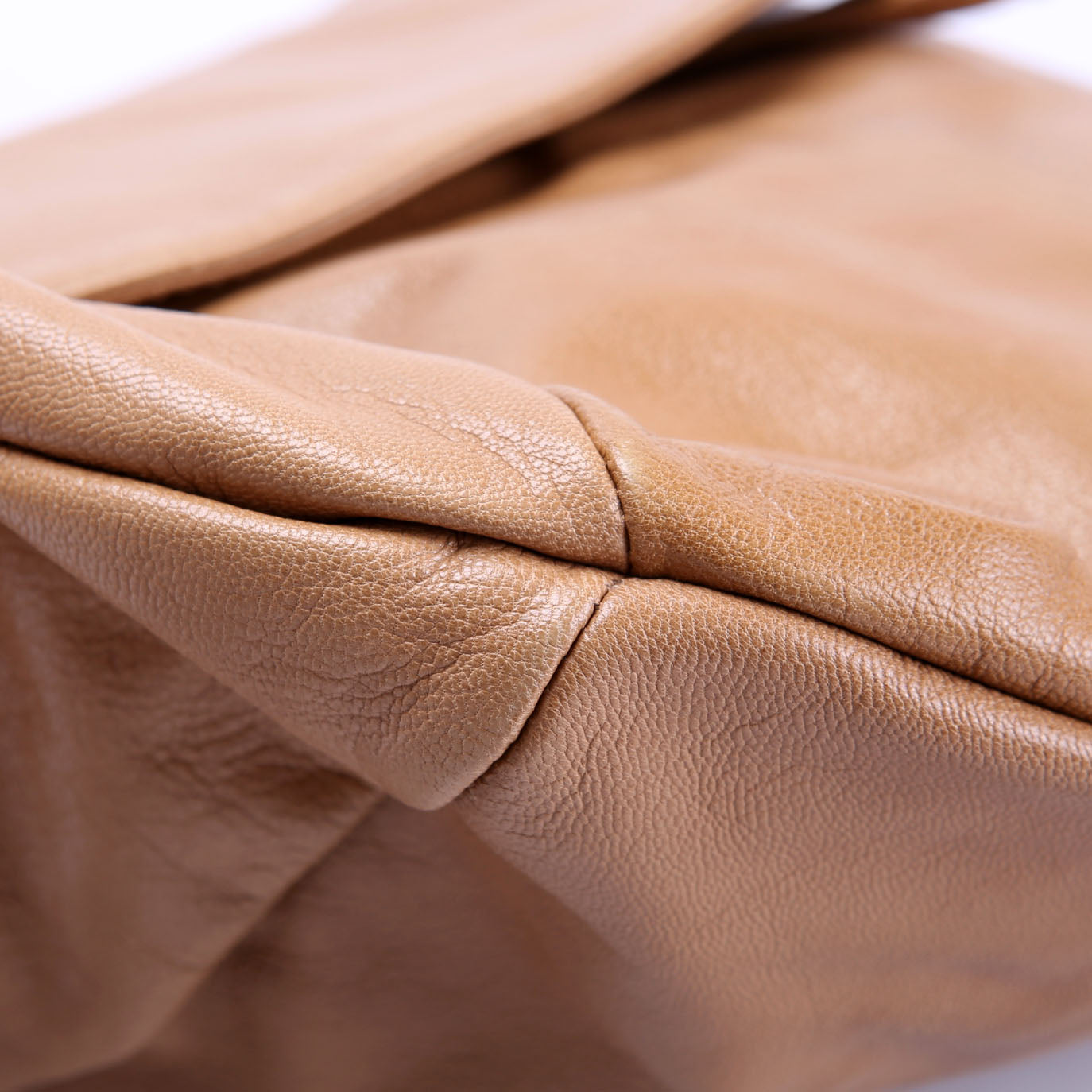 Rive Gauche Shoulder Bag Vintage Tan