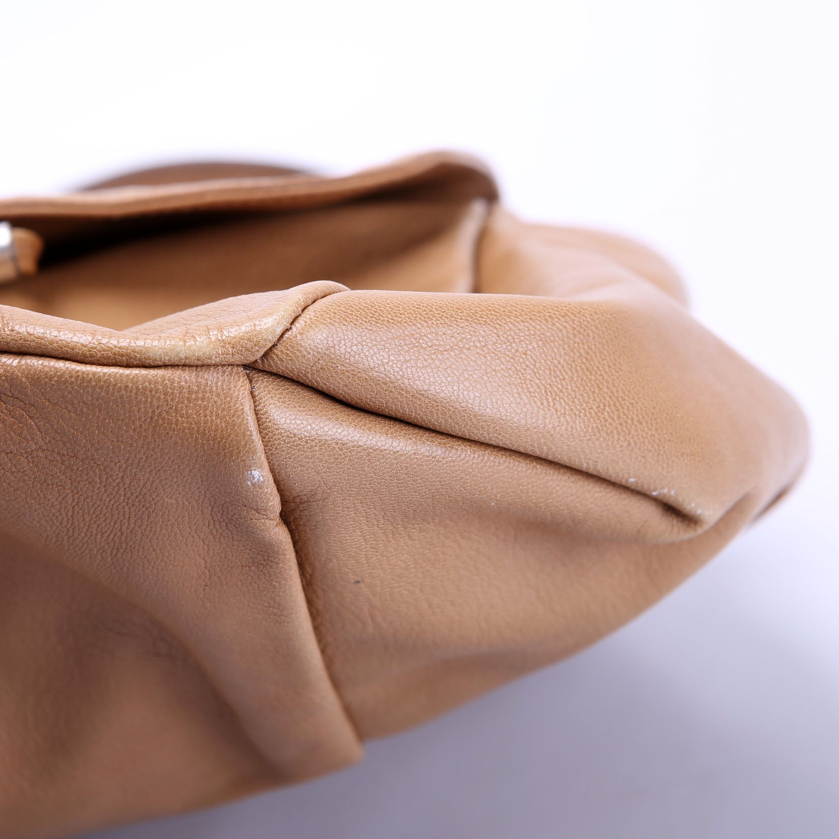 Rive Gauche Shoulder Bag Vintage Tan