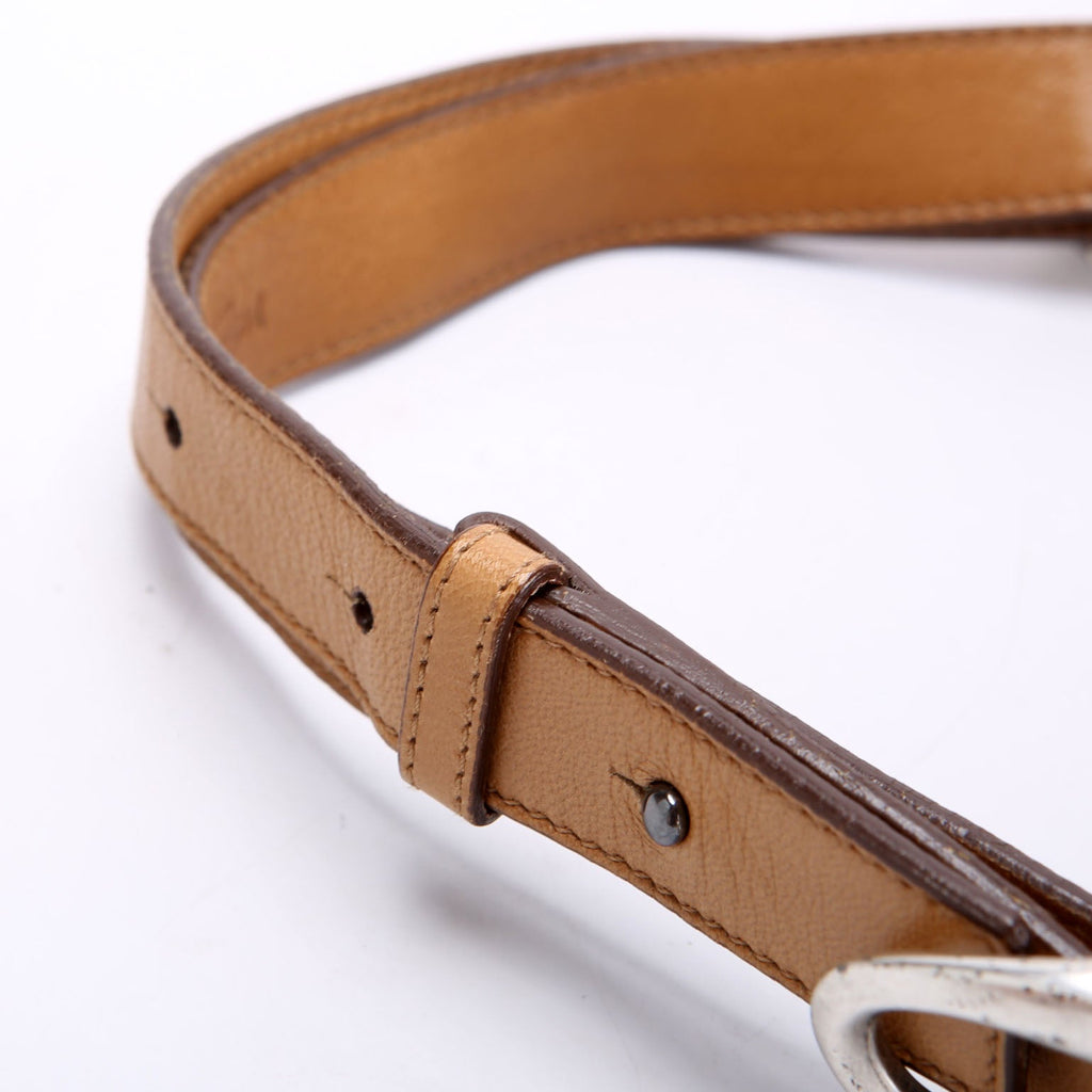 Rive Gauche Shoulder Bag Vintage Tan