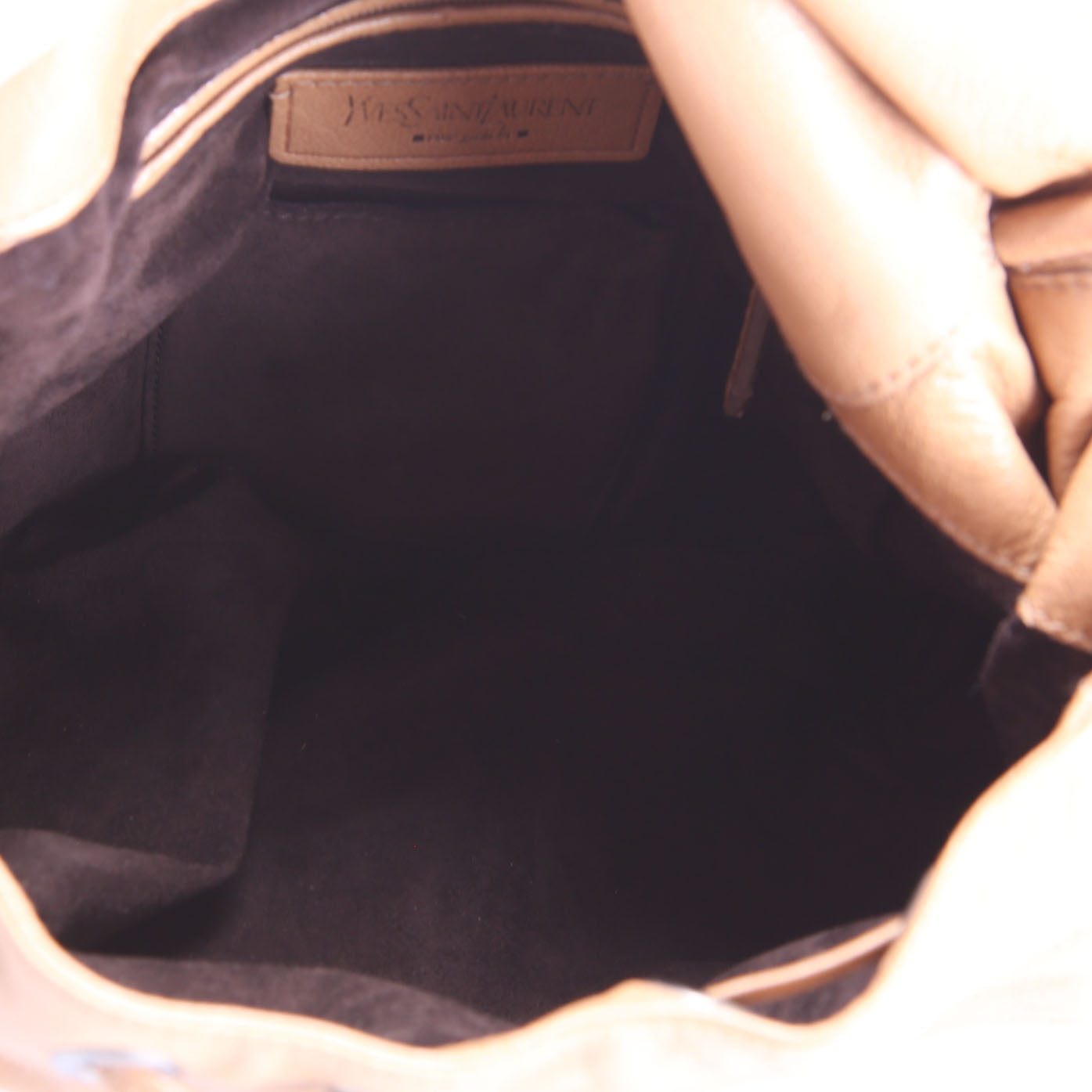 Rive Gauche Shoulder Bag Vintage Tan