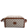 Gucci 730116 GG Supreme Interlocking G Pouch Brown