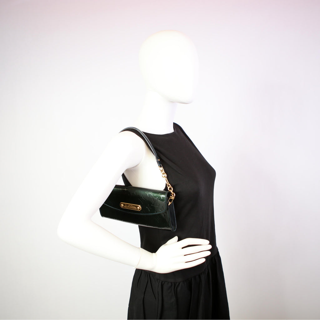 Sunset Boulevard Clutch Vernis Green