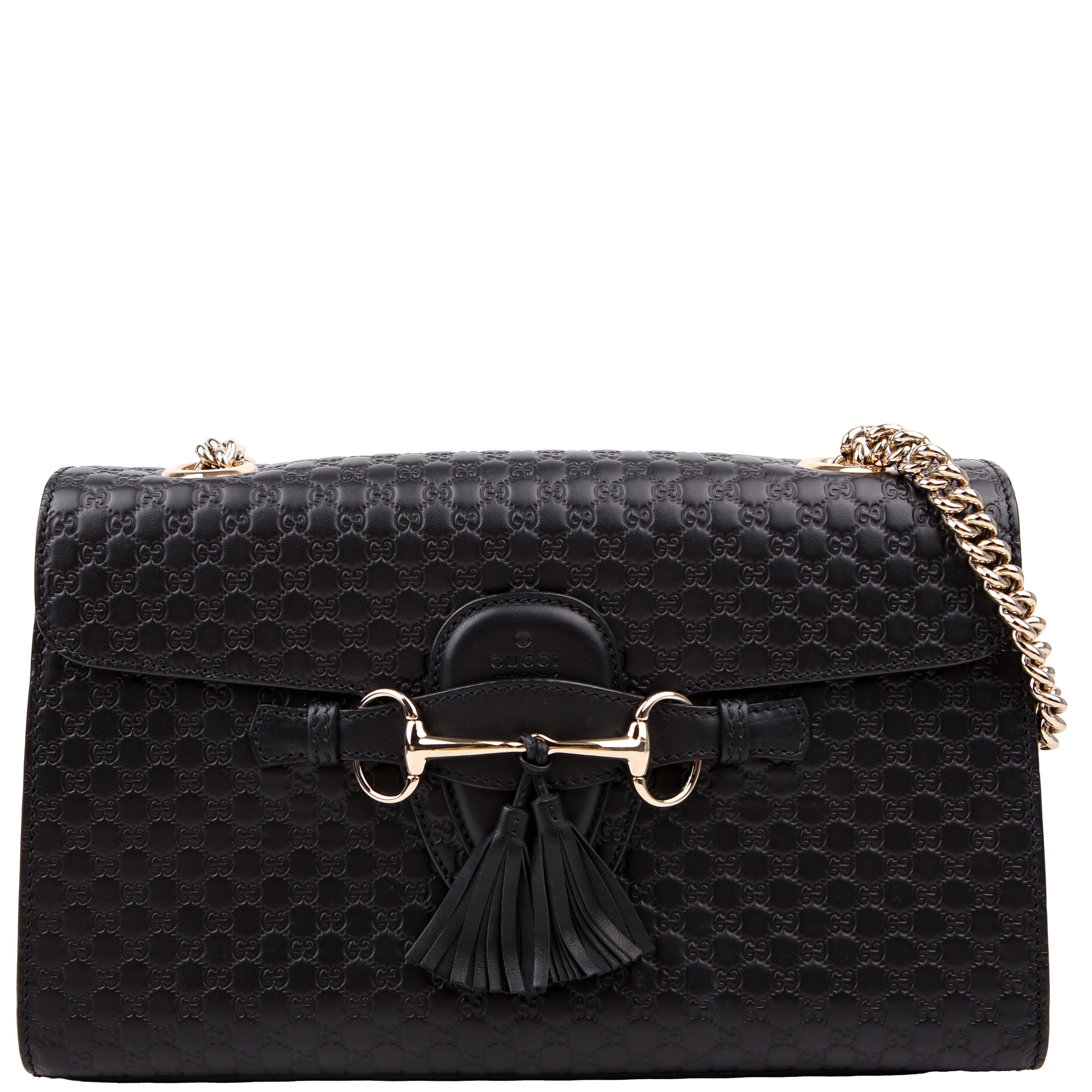 449635 Emily Micro Medium Chain Black
