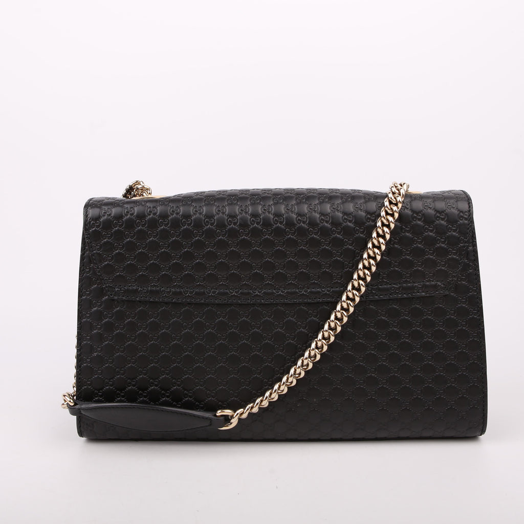 449635 Emily Micro Medium Chain Black