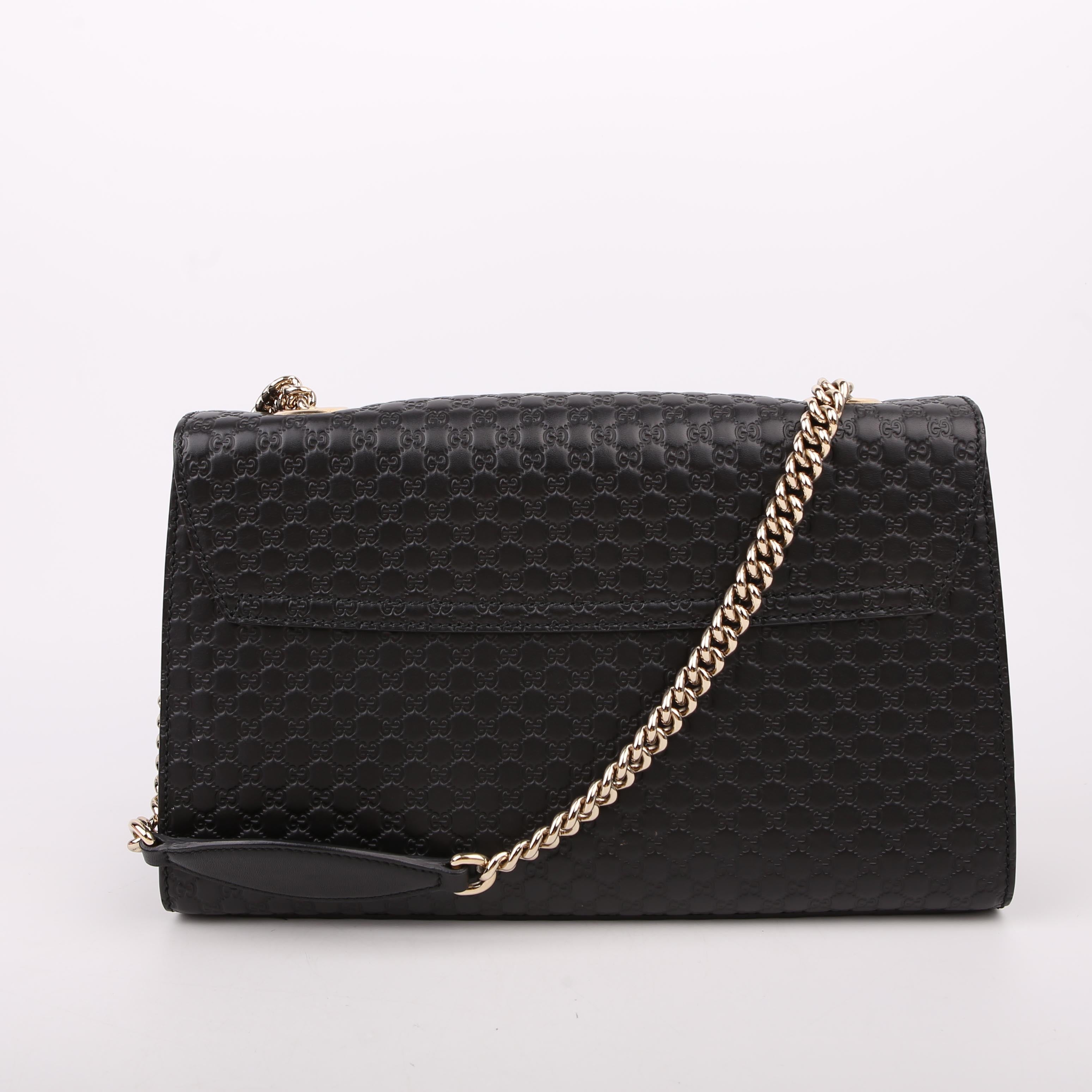 449635 Emily Micro Medium Chain Black