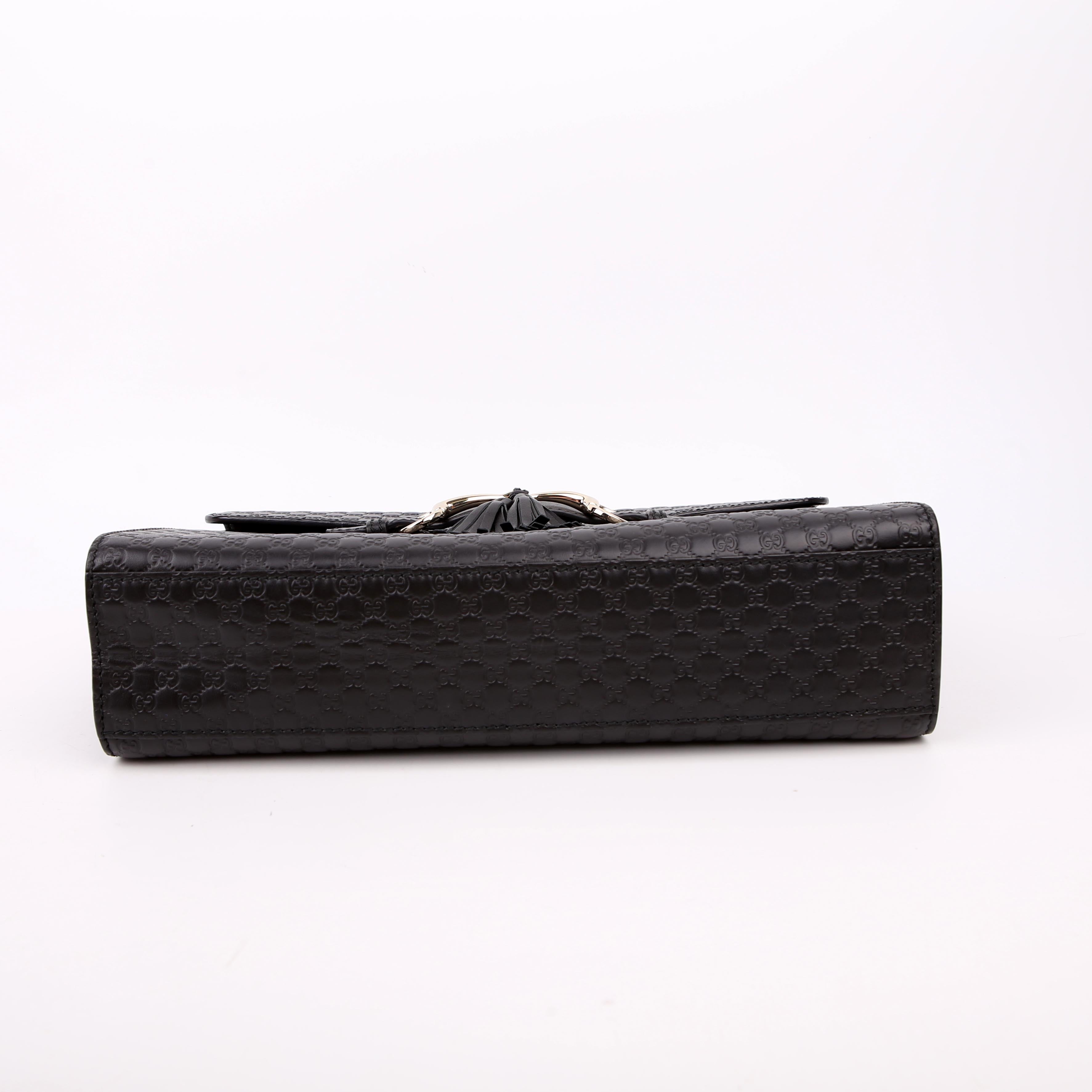 449635 Emily Micro Medium Chain Black