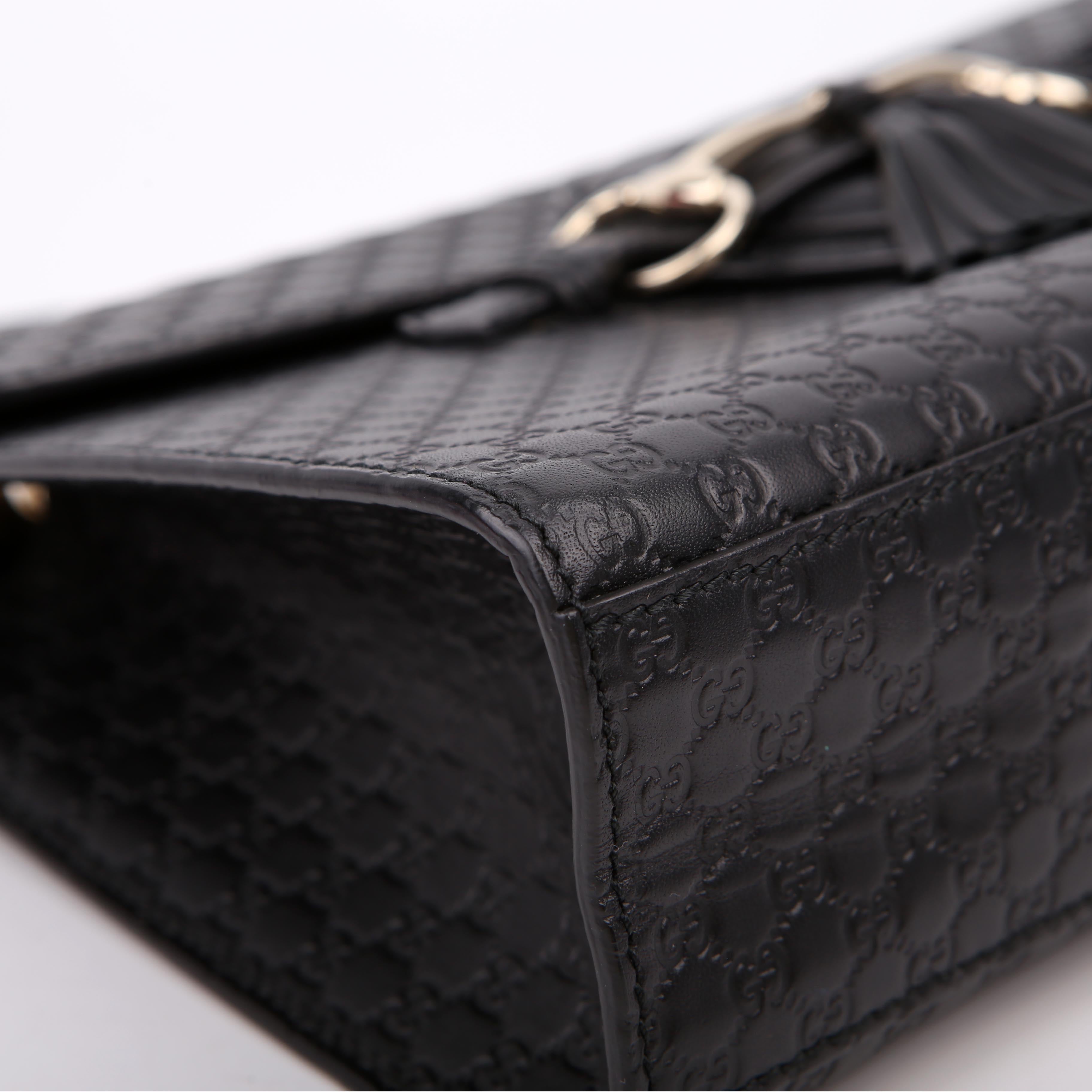 449635 Emily Micro Medium Chain Black