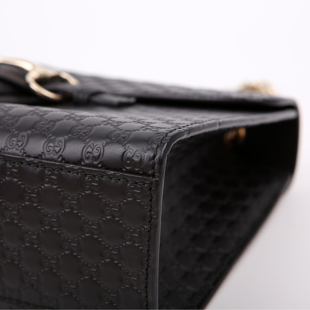 449635 Emily Micro Medium Chain Black