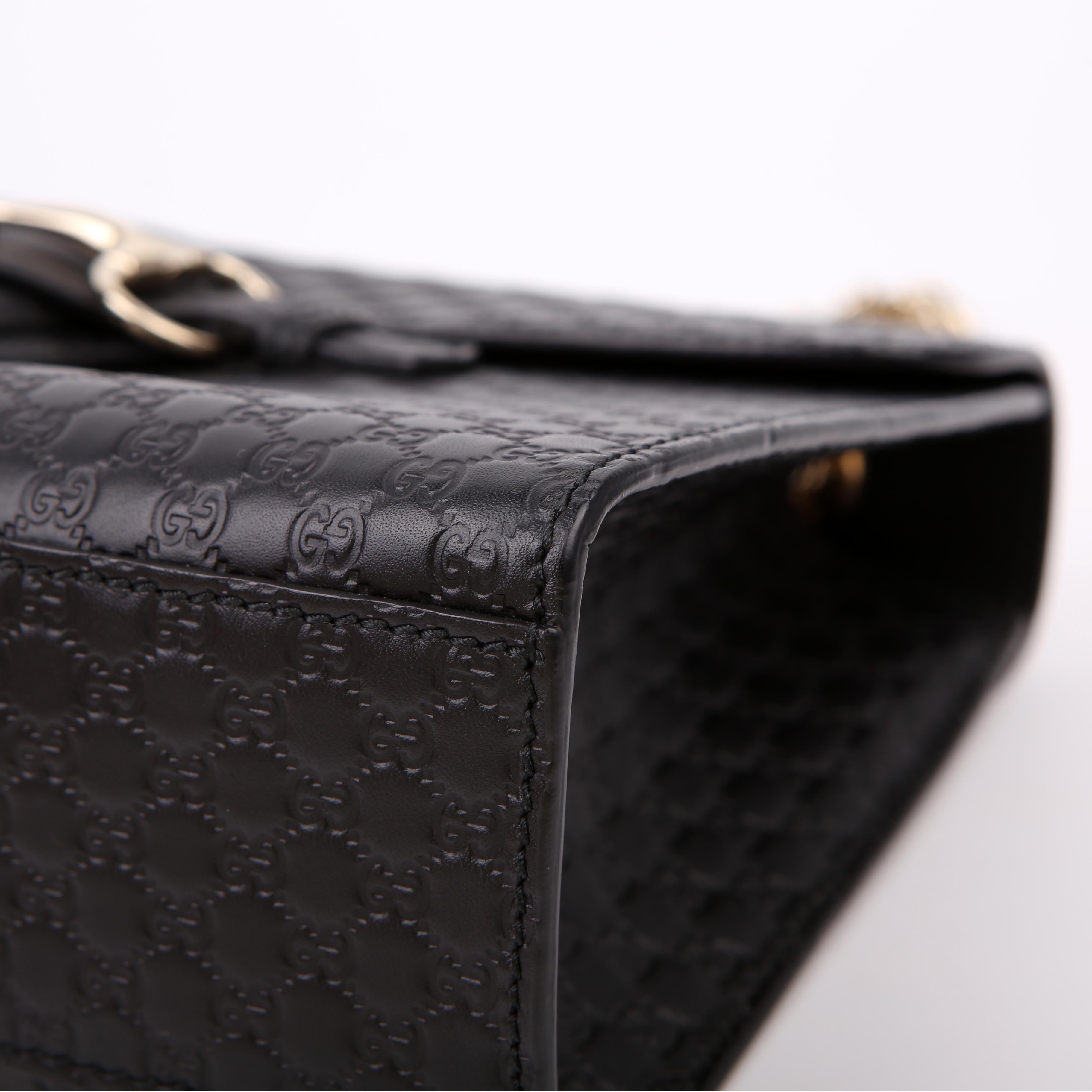 449635 Emily Micro Medium Chain Black
