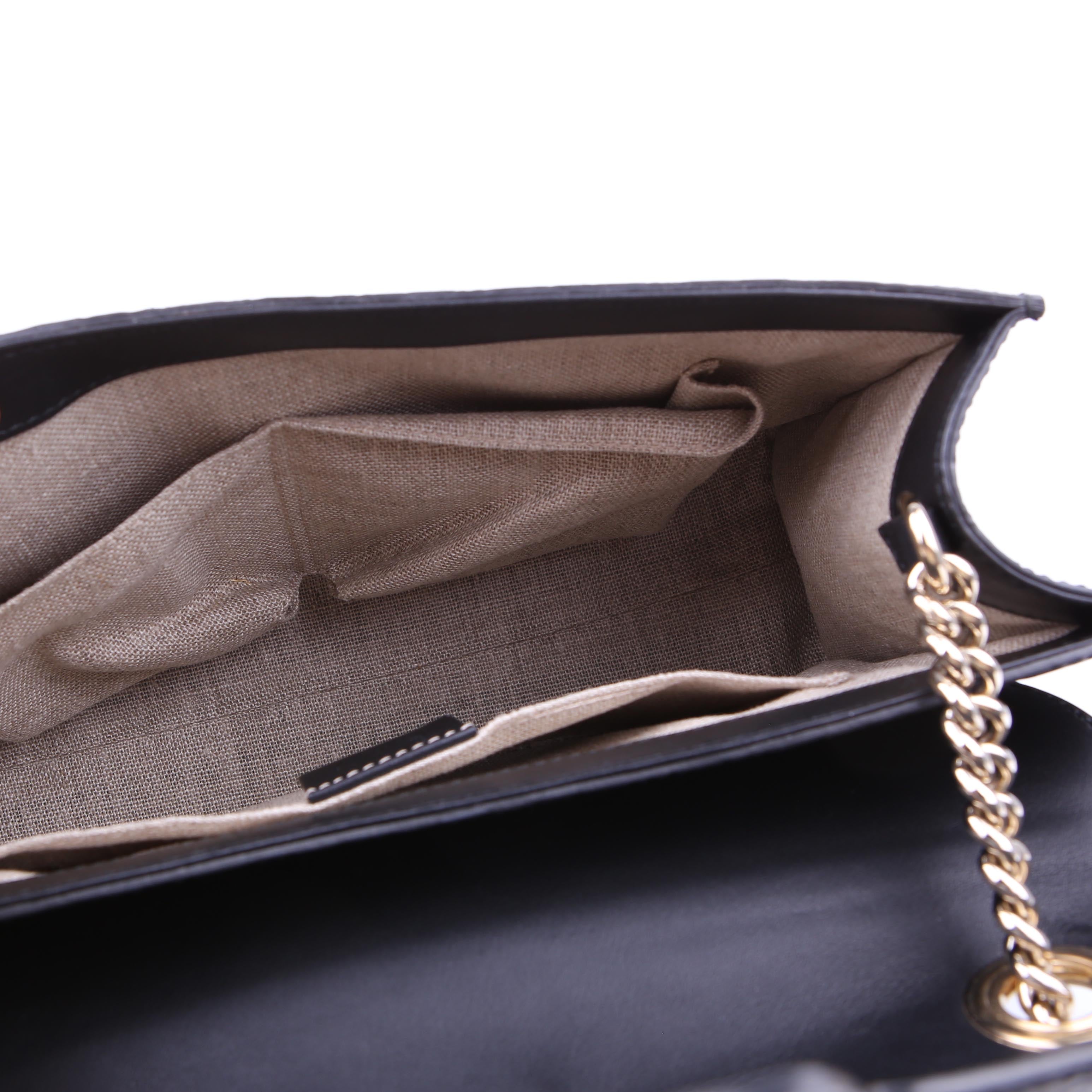 449635 Emily Micro Medium Chain Black