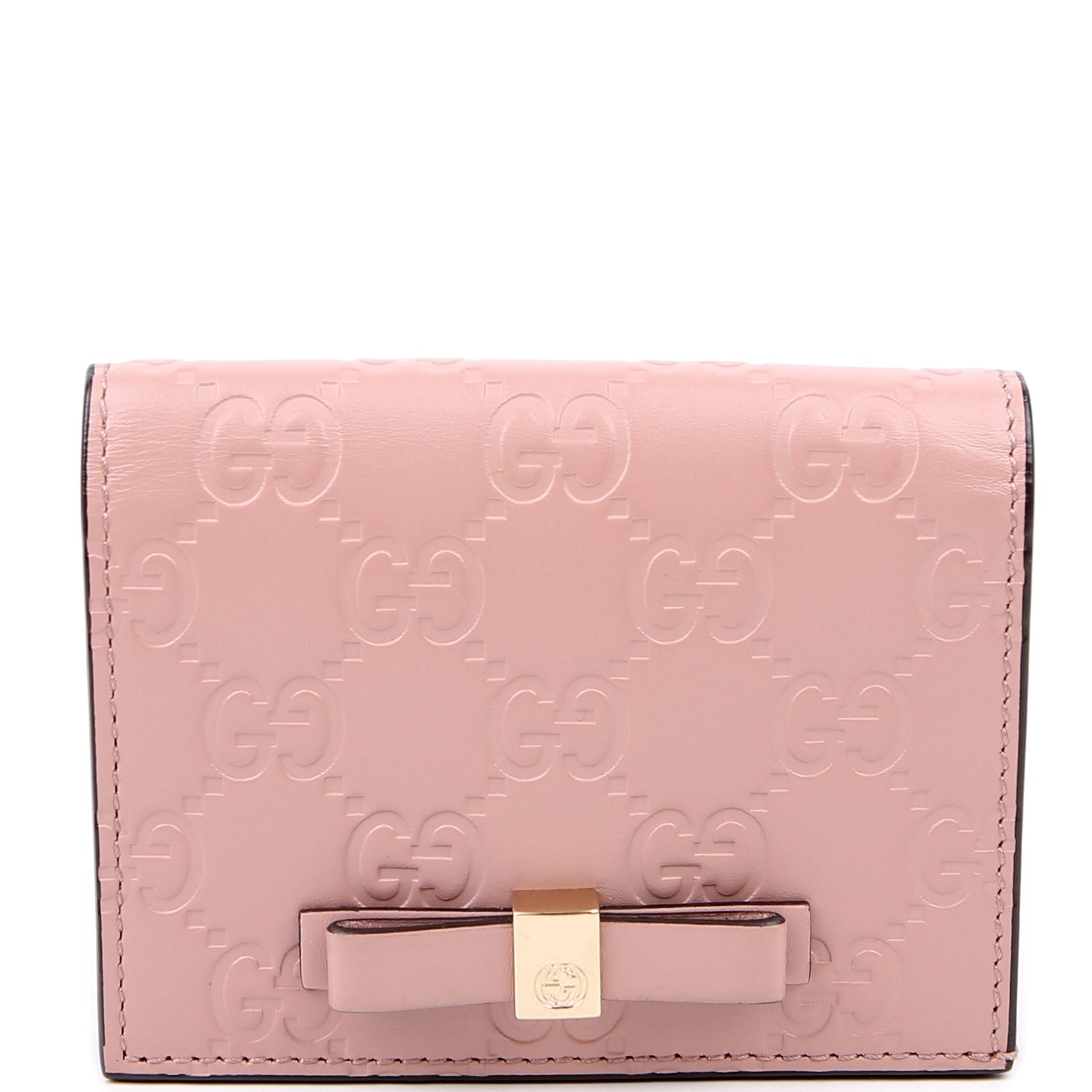 406924 Guccisima Card Holder Pink