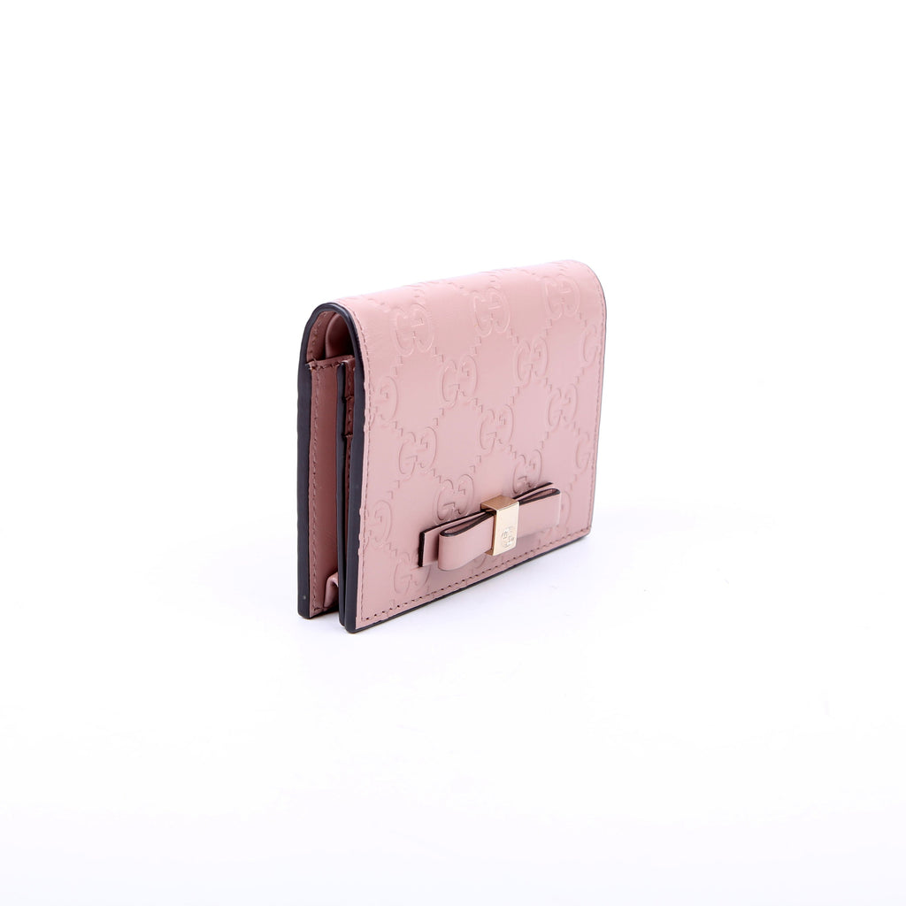 406924 Guccisima Card Holder Pink