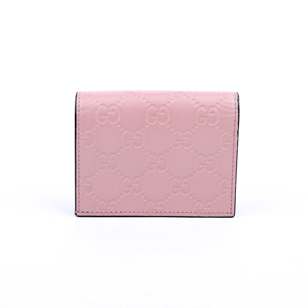 406924 Guccisima Card Holder Pink