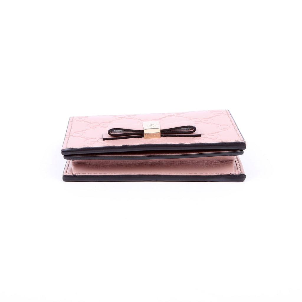 406924 Guccisima Card Holder Pink