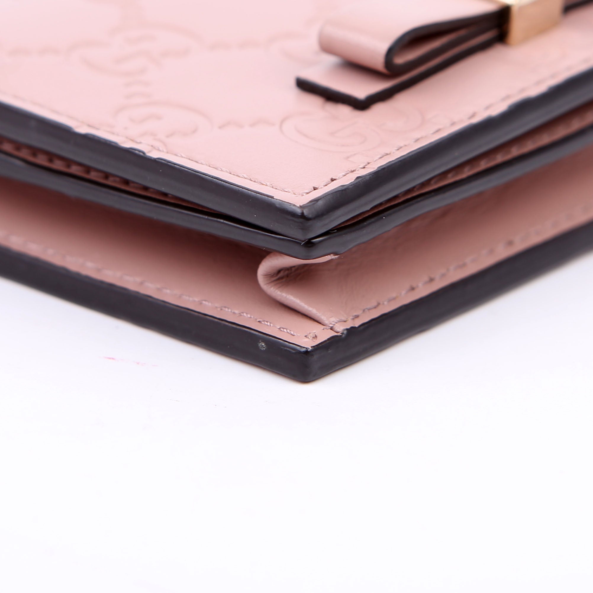 406924 Guccisima Card Holder Pink