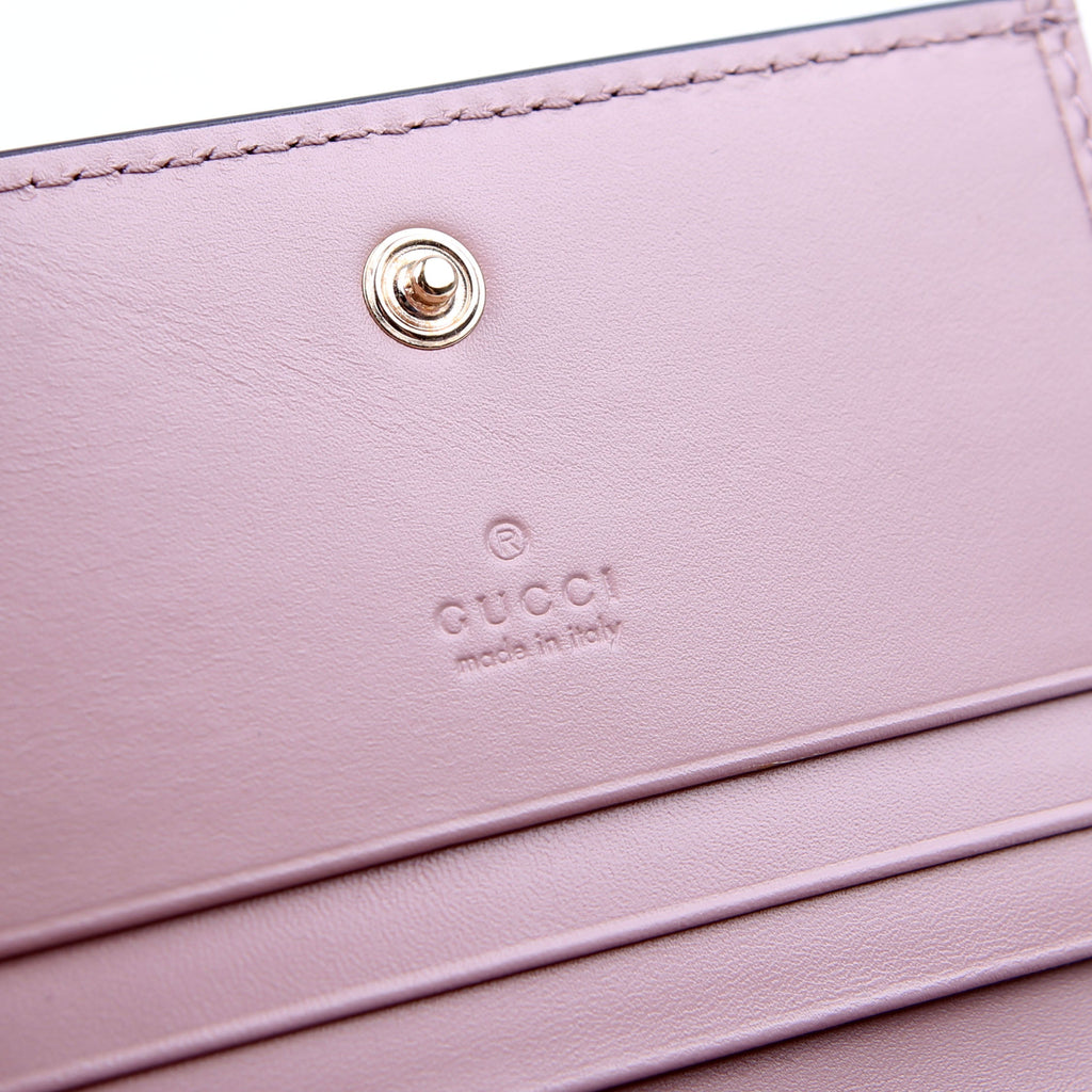 406924 Guccisima Card Holder Pink