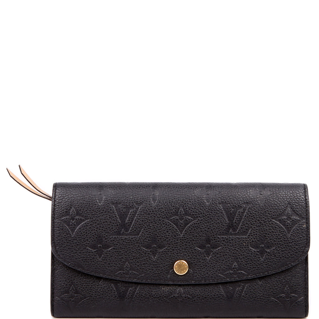 Emilie Wallet Empreinte Black