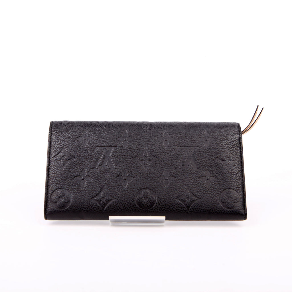 Emilie Wallet Empreinte Black