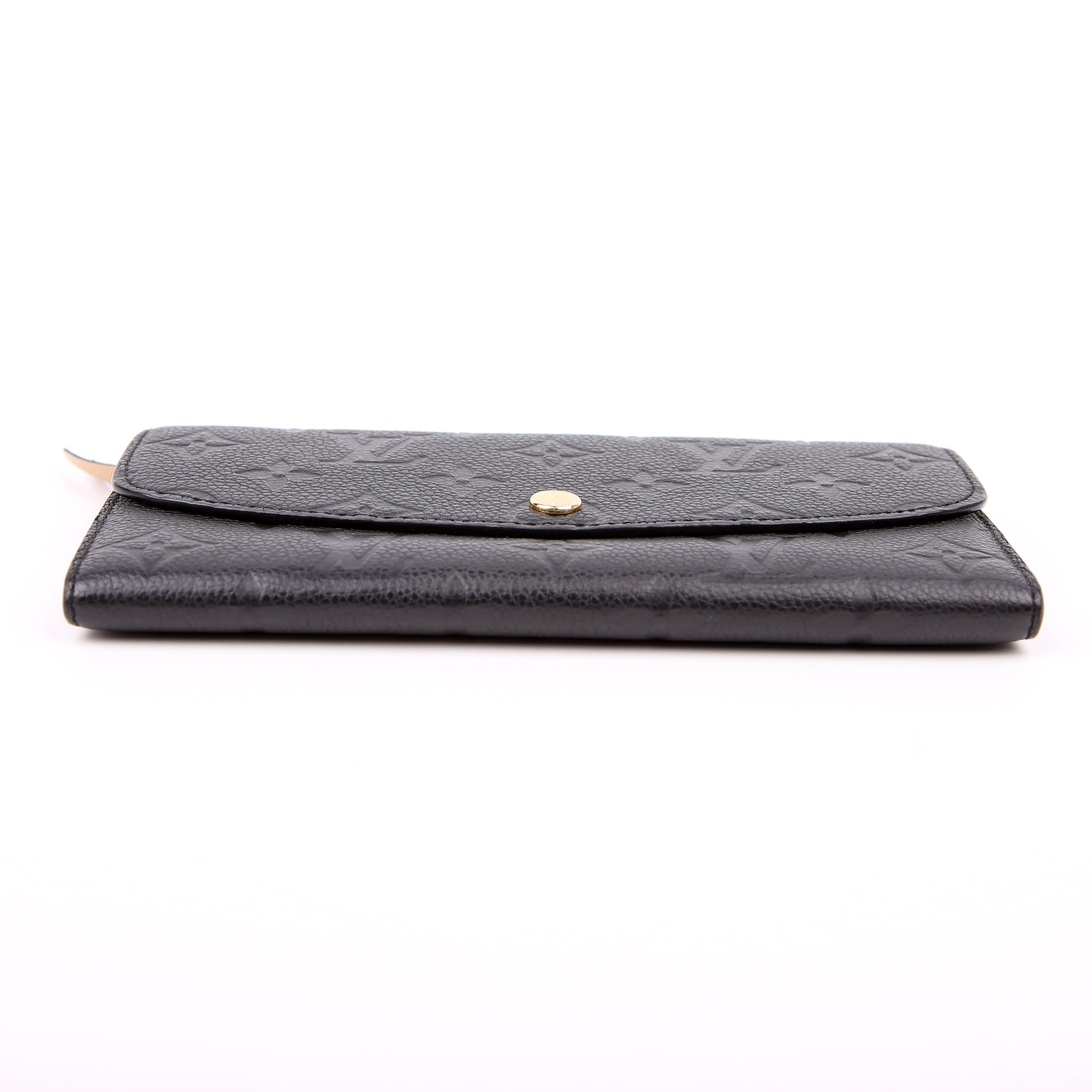 Emilie Wallet Empreinte Black