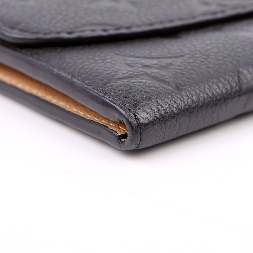 Emilie Wallet Empreinte Black