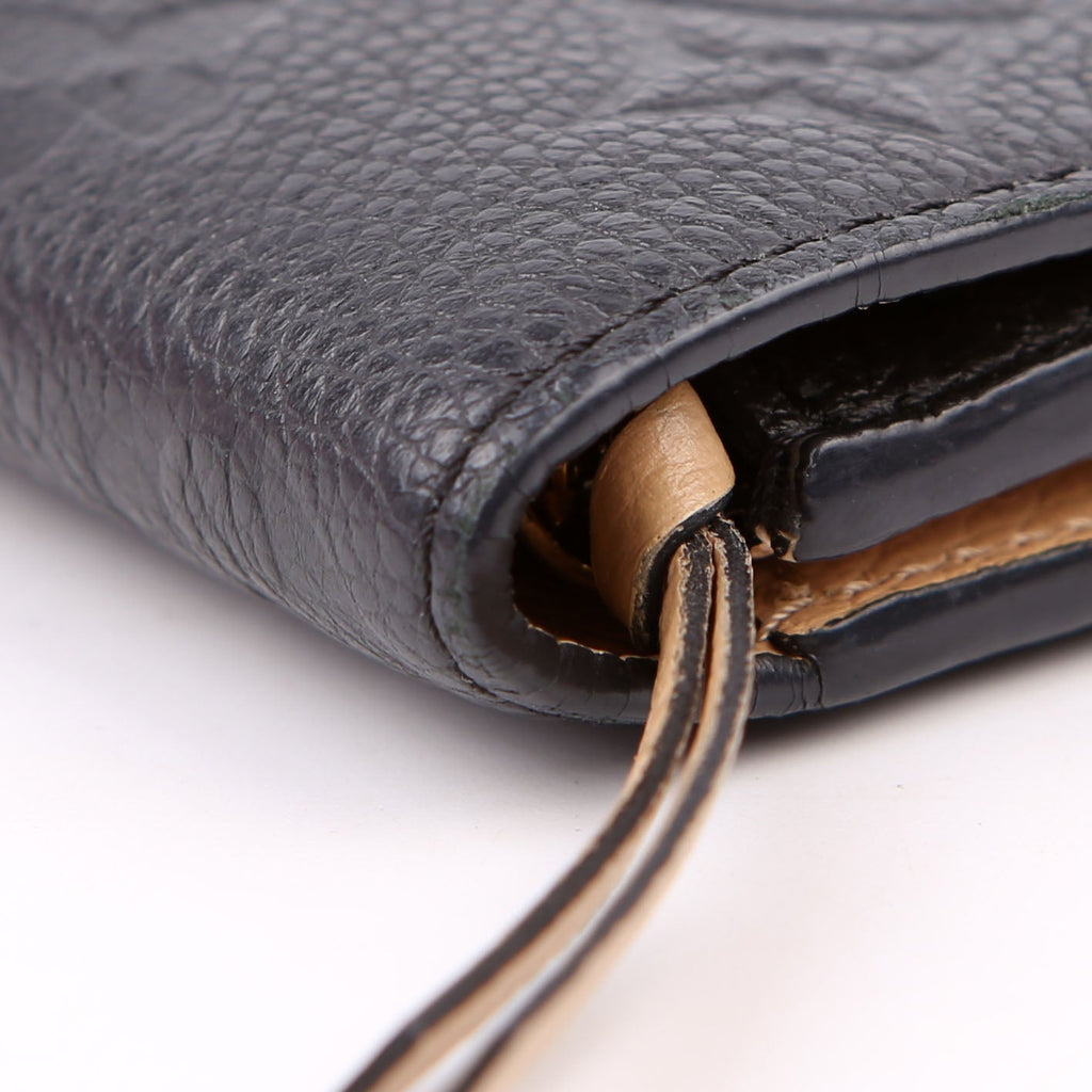Emilie Wallet Empreinte Black
