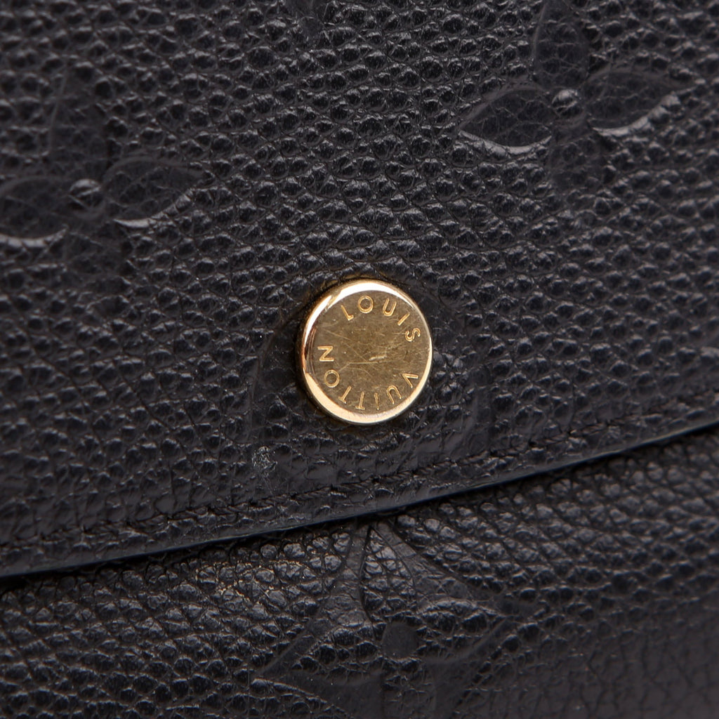 Emilie Wallet Empreinte Black